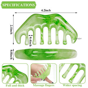หวีนวดศีรษะอเนกประสงค์พร้อมโลโก้สั่งทำ สำหรับกัวซา แปรงนวดศีรษะ อุปกรณ์ดูแลเส้นผมที่บ้าน - Product Image 2