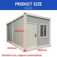 Maisons préfabriquées modernes WinFair à installation rapide, conteneurs portables, maisons modulaires préfabriquées, conteneurs démontables, maisons en kit