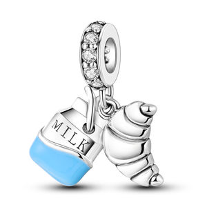 Nuevos Colgantes <span class=keywords><strong>de</strong></span> Plata con Forma <span class=keywords><strong>de</strong></span> Corazón Estilo Europeo <span class=keywords><strong>de</strong></span> la Familia Pan, Cadena <span class=keywords><strong>de</strong></span> Mano Unisex para Niños, Accesorio DIY, <span class=keywords><strong>Venta</strong></span> Directa <span class=keywords><strong>de</strong></span> Fábrica - Product Image 3