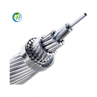 Câble ACSR, conducteur en aluminium torsadé, renforcé d'acier, haute tension 35 kV, courant nominal 16 A