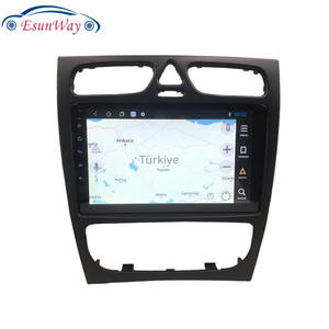 Radio de navigation GPS Android14 9 pouces pour <span class=keywords><strong>Mercedes</strong></span> Benz <span class=keywords><strong>Classe</strong></span> <span class=keywords><strong>C</strong></span> W203 C200 C320 C350 CLK W209 <span class=keywords><strong>2002</strong></span> - 2005 Lecteur vidéo multimédia - Product Image 3