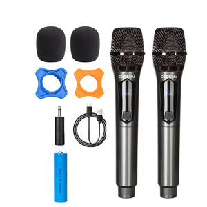 Microphone sans fil universel multifonctionnel en gros, filtre de microphone, type condensateur, réduction du bruit, fabriqué en métal et en plastique - Product Image 2