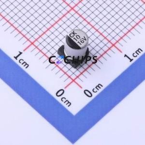 Condensador Electrolítico de Aluminio SMD CK1C100M-CRC54, D4xL5.4mm 10uF 20% 16V 18mA-120Hz - Product Image 1