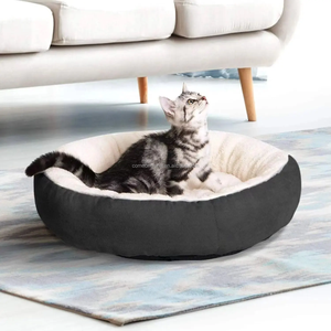 <span class=keywords><strong>Cama</strong></span> Redonda para Mascotas OEM, <span class=keywords><strong>Cama</strong></span> para Perros y Gatos Lavable para Invierno, para Mascotas Pequeñas, Medianas y Grandes, <span class=keywords><strong>Cama</strong></span> Interior Suave y Cálida para Dormir, <span class=keywords><strong>Nido</strong></span> para Mascotas - Product Image 3