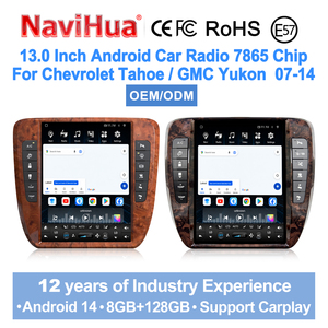 Radio Multimedia para Auto Navihua de 13 Pulgadas con Android, Carplay, Actualización de Audio y Video para GMC Yukon/Chevrolet Tahoe 2007-2014 - Product Image 1