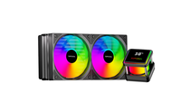 Nouveauté 2025 Boîtier d'ordinateur en plastique SUPCOOL V6 Refroidissement par eau NOIR RGB Conception DIG Personnaliser le LOGO