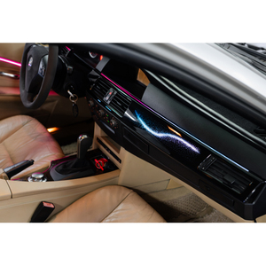 Kit d'éclairage d'ambiance intérieur personnalisé pour BMW Série 5 (E60) 2004-2006, lampe d'ambiance LED Symphony pour tableau de bord et portières, fabrication d'usine - Product Image 2