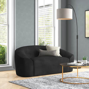 Sofá <span class=keywords><strong>Cama</strong></span> Plegable Moderno de Terciopelo de 71'' con Estructura de Madera - Product Image 1