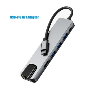 USB Ethernet Adapter 10/100Mbps Network Card USB C to Rj45 Lan Connector For Macbook PC Laptop Windows Wired Internet Cable