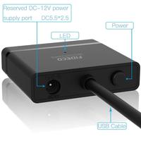 FIDECO-cable adaptador de plástico sata a usb 3,0, conector convertidor de 22 pines sata para disco duro 2,5 3,5, sata ssd