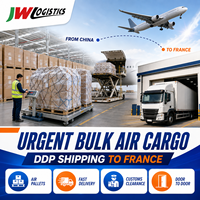 Transitaire Chine-France DDP, agent d'expédition aérienne pour la livraison urgente de marchandises en vrac, porte à porte