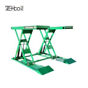 Taşınabilir 4000kg orta katlı hidrolik araba makaslı asansörler çift silindir 1.2m 110v/220v/380v araba asansörleri - Product Image 1