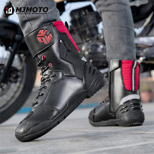 Chaussures de sport pour hommes Bottes de motocross antidérapantes en microfibre TPU Chaussures de protection tout-terrain pour l'aventure <span class=keywords><strong>Cross</strong></span>-Country Motorcycle Gear - Product Image 1