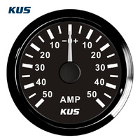 Jauge d'ampèremètre KUS SEA-V Series 52 mm, jauges automobiles 12 V/24 V pour bateau universel