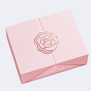 Custom Luxury Printed Creative Exquisite Rigid Cardboard Double Door Open Lid Gift Set Packaging Paper <strong>Box</strong> With Eva Inner Tray - Product Image 1