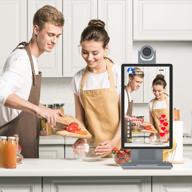 HUSHIDA 15.6" Intelligent Live Streaming Broadcast Director 4K Touch Screen Livestream All in One Machine