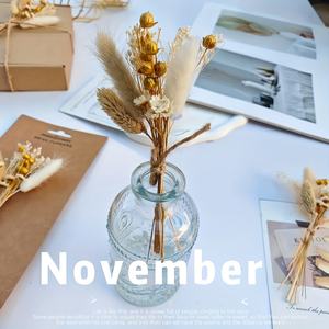 Paquetes de Flores Secas Naturales Doradas Estilo Boho al por Mayor para Recuerdos de Boda, Cajas de Regalo, Decoración de Mesa para Fiestas en Casa - Product Image 2