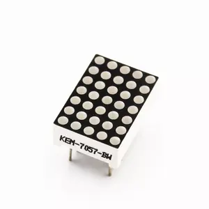 Kem-7057-aw cc 5x7 beyaz led nokta vuruşlu 1.9mm