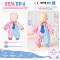 Vêtements de poupée personnalisés 1/3 en gros OEM/ODM pour tenues de poupées BJD en coton