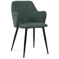 Chaise de salle à manger moderne en tissu de haute qualité, confortable pour la salle à manger, le restaurant et la cuisine