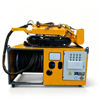 Nouveau robot amphibie chenillé Yugong pour le nettoyage des canalisations, avec moteur à engrenages et pompe, capacité de 100-300 CBM/h