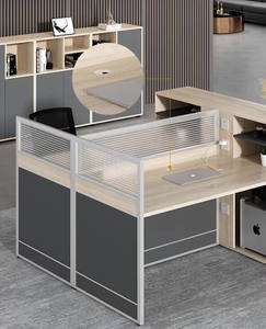 Estación de trabajo de <span class=keywords><strong>escritorio</strong></span> de oficina Meizhige <span class=keywords><strong>dos</strong></span> <span class=keywords><strong>personas</strong></span> estación de trabajo de 6 plazas <span class=keywords><strong>escritorio</strong></span> modular <span class=keywords><strong>en</strong></span> forma de <span class=keywords><strong>L</strong></span> - Product Image 5