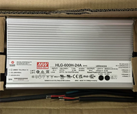 MeanWell HLG-600H-24V/48V PFC Constant IP65 Tension/Courant Constant AC/DC LED Driver HLG-600H-48A Module d'Alimentation 600W 48V