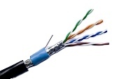 Faible QUANTITÉ MINIMALE DE COMMANDE Réseau Câble plénum câble 100 mètre prix 8 paire sftp cat5e câble