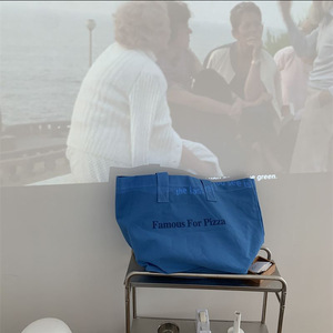 Borsa da viaggio per studenti di grandi dimensioni con stampa di lettere di capacità all'ingrosso borsa da viaggio in tela Tote in stile <span class=keywords><strong>Shopping</strong></span> - Product Image 6