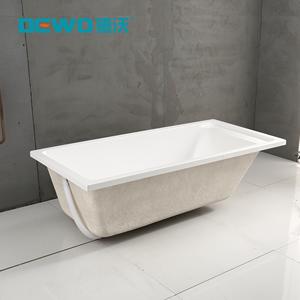 Baignoire à prix abordable, directement de l'usine, pour hôtels, en acrylique et fibre de verre, 70 USD, baignoire encastrable facile à installer - Product Image 2