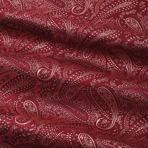 <span class=keywords><strong>Tissu</strong></span> à motif de fleurs de cajou Yili dynamique <span class=keywords><strong>et</strong></span> dense à vagues rouges <span class=keywords><strong>et</strong></span> blanches avec un sens de conception unique, <span class=keywords><strong>tissu</strong></span> d'habillement en polyester - Product Image 3