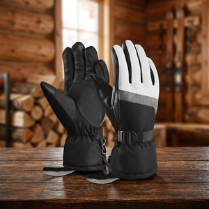 Gants de ski imperméables, isolés thermiquement, coupe-vent, respirants, à fermeture éclair intégrale, antidérapants, fournis directement par l'usine - Product Image 2