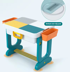 <span class=keywords><strong>Table</strong></span> de jeu et de lecture pour enfants en plastique moderne de nouvelle conception pour la maternelle, <span class=keywords><strong>table</strong></span> de construction créative en blocs DIY - Product Image 5