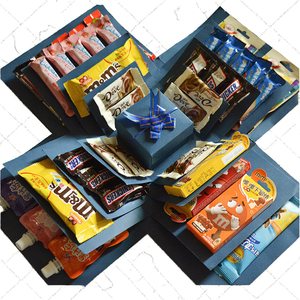 <span class=keywords><strong>Caja</strong></span> Sorpresa <span class=keywords><strong>Explosiva</strong></span> Personalizada para <span class=keywords><strong>Dulces</strong></span>, Golosinas y Pasteles - Empaque para Pequeñas Empresas con Ranuras, Impresión en Relieve - Product Image 3