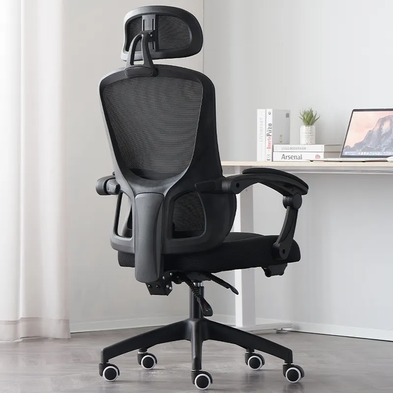 Office Chairs Adjustable Lumbar Support Ergonomic High Back Executive Chair