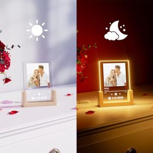 Cadeau personnalisé Plaque en acrylique avec photo-Cadeaux personnalisés pour petit ami petite amie Couple personnalisé Saint Valentin - Product Image 2