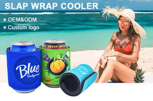 Funda Aislante de Neopreno con Diseño Personalizado a Rayas, Impermeable, para Latas de 330 ml - Product Image 3