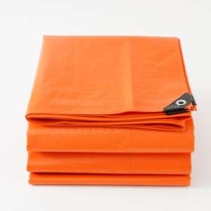 Bâche en PE Oxford imperméable bleue et argentée, robuste, <span class=keywords><strong>pour</strong></span> couverture de toit et ombrage de jardin, 8x10 pieds, prix usine - Product Image 3