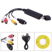 Konverter USB 2.0 VHS ke DVD Mengubah Video Analog ke Format Digital Audio Video DVD VHS Kartu Pengambilan Rekaman Kualitas Tinggi Adaptor PC