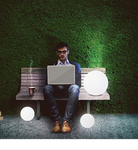 40CM 50CM 60CM 80CM 100CM חיצוני דשא עגול כדור 16 צבעים RGB שמש גן אור כדורי - Product Image 6