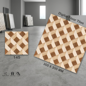 Carreaux de sol en céramique 5 mm 300x300 mm, carreaux numériques émaillés mats pour hall, salle de bain, cuisine, revêtement de sol abordable - Product Image 6