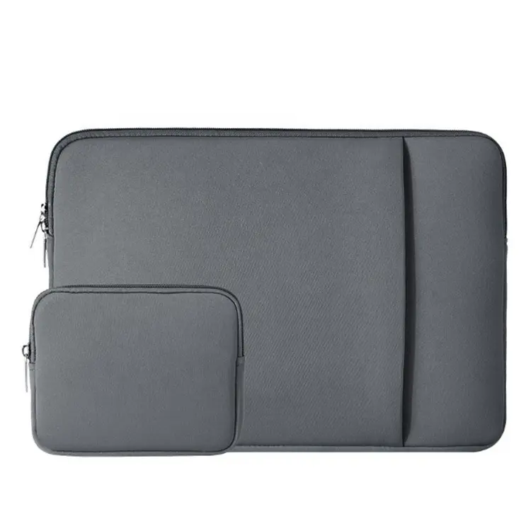 Custom Neoprene 13 inch Laptop Sleeve with Pocket for Laptop Accessories