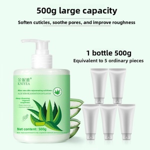 Gel Exfoliante de Aloe - Eliminación Suave de Células Muertas de la Piel. Gel de Aloe para una Limpieza Profunda del Rostro, Apto para Hombres y Mujeres - Product Image 2