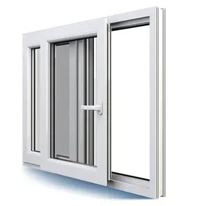 Offres Spéciales bas prix plastique pvc/upvc fenêtres et portes profil haute qualité Pvc fenêtres coulissantes