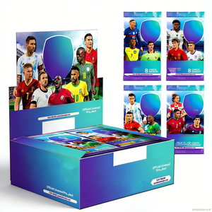 การ์ดสะส<span class=keywords><strong>ม</strong></span>นักฟุตบอลชื่อดังที<span class=keywords><strong>ม</strong></span>ชาติ สำหรับผู้ช<span class=keywords><strong>ม</strong></span>ชั้นนำ ถ่ายทอดสด ขายส่ง ของขวัญคริสต์มาส การ์ดเกมกระดาษสี่เหลี่ยม Jingke - Product Image 1