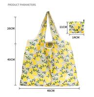 Sac fourre-tout pliable robuste et extensible, grand format, réutilisable, en polyester 190T, pour les courses