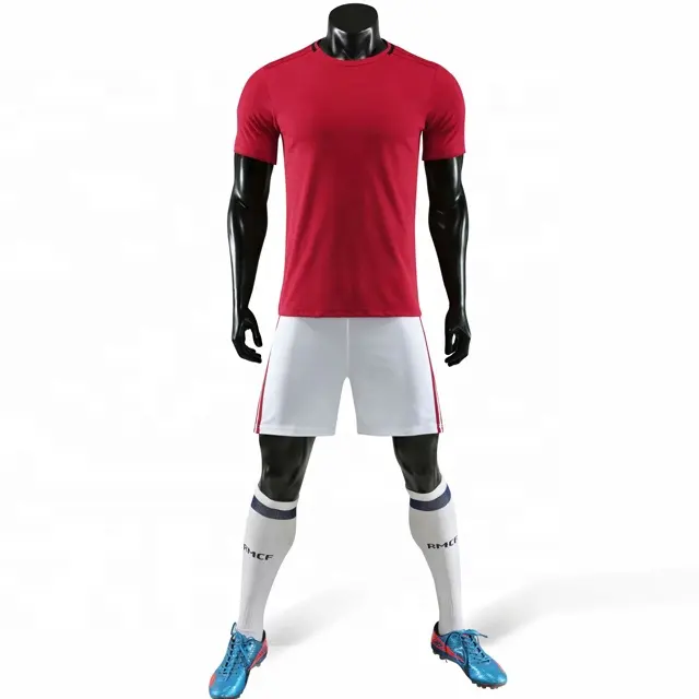 hot selling Team wear football kits soccer uniform custom jersey t shirt and shorts set