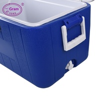 Boîte de transport de vaccins York York Farm, bouteille d'insémination porcine, 30 litres, thermomètre, stockage à court terme