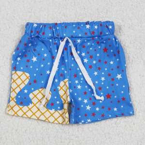 En stock, Nouveaux designs d'été pour boutiques : Shorts pour garçons à imprimé glaces et pépites, Vente en gros de shorts pour bébés et jeunes enfants - Product Image 3