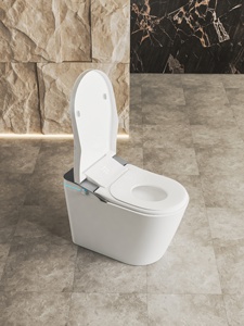 ST01 Vente en gros d'appareils sanitaires modernes <span class=keywords><strong>Toilette</strong></span> intelligente électrique monobloc Bidet intelligent Salle <span class=keywords><strong>de</strong></span> bains WC montée au sol - Product Image 2